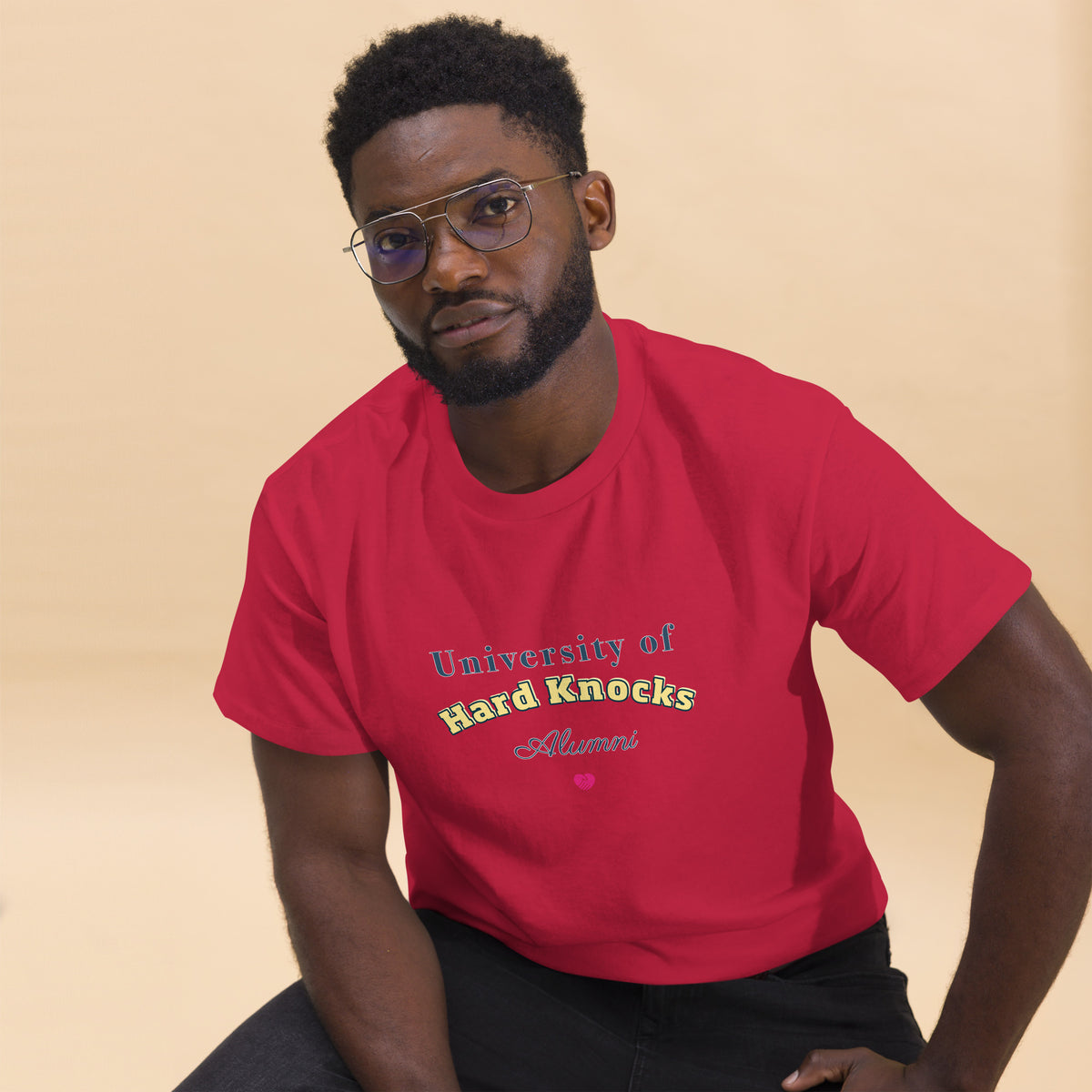 Mens T-shirt - University of Hard Knocks