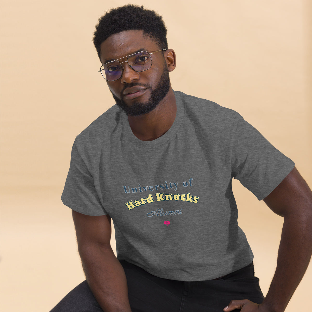 Mens T-shirt - University of Hard Knocks