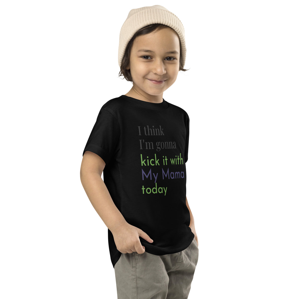 Toddler Short Sleeve Kick It With Mama