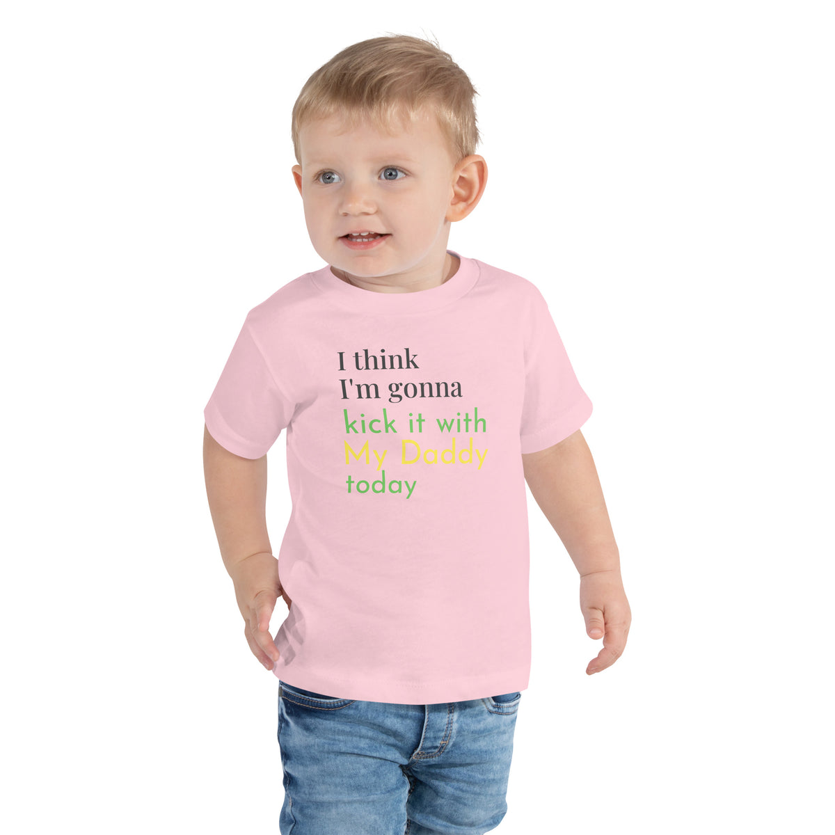 Toddler Short Sleeve Kick it with daddy