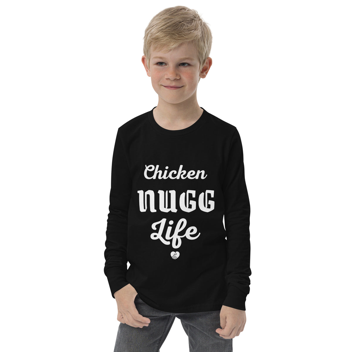 Chicken Nugg Life t-shirt-white logo