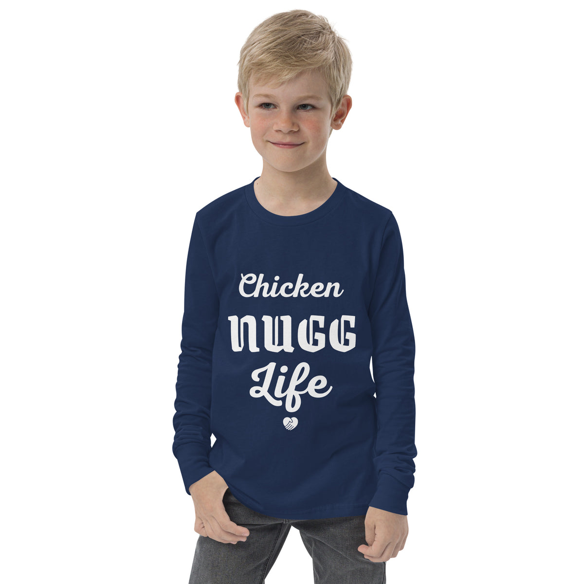 Chicken Nugg Life t-shirt-white logo