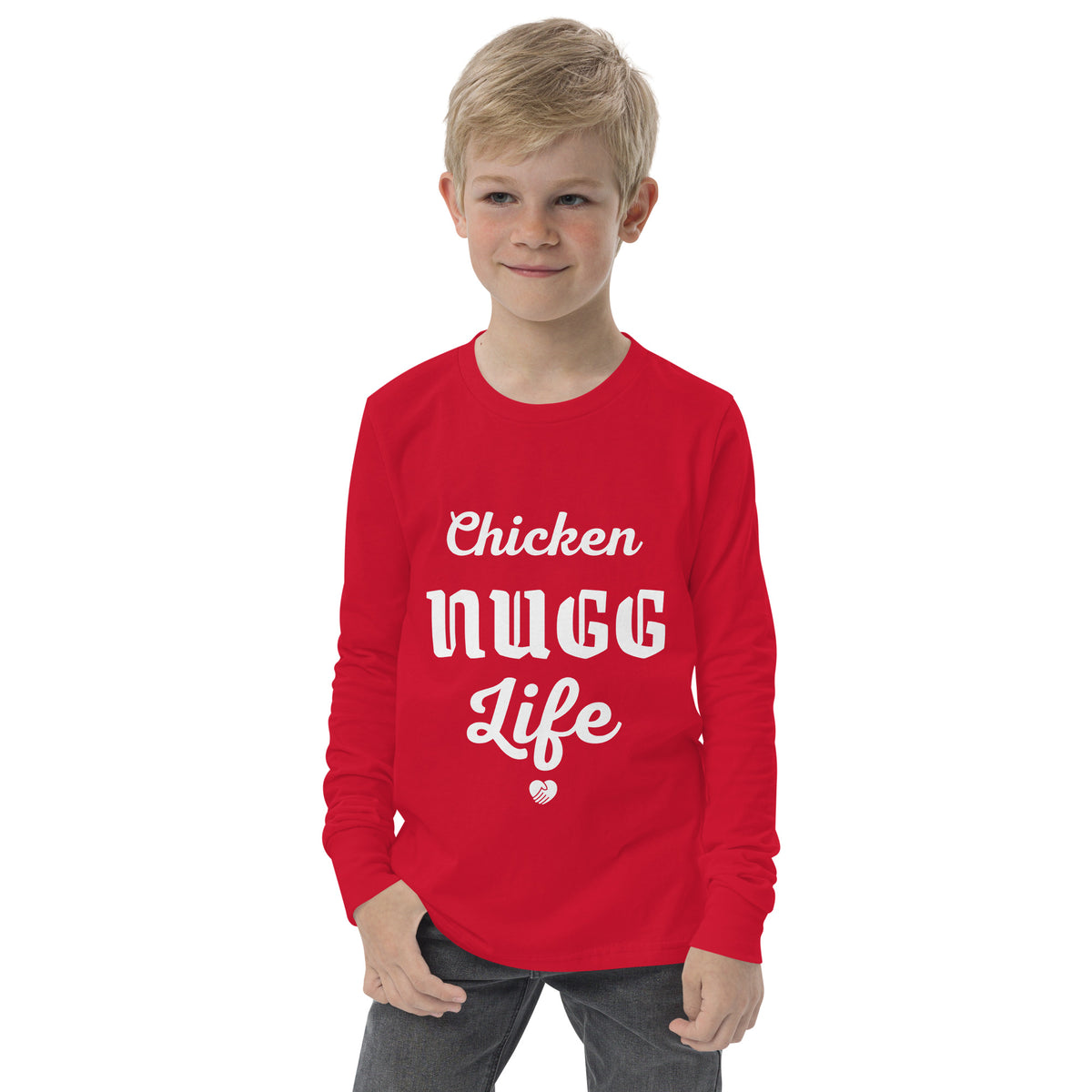 Chicken Nugg Life t-shirt-white logo